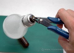 How to make a crack pipe out of a light bulbs